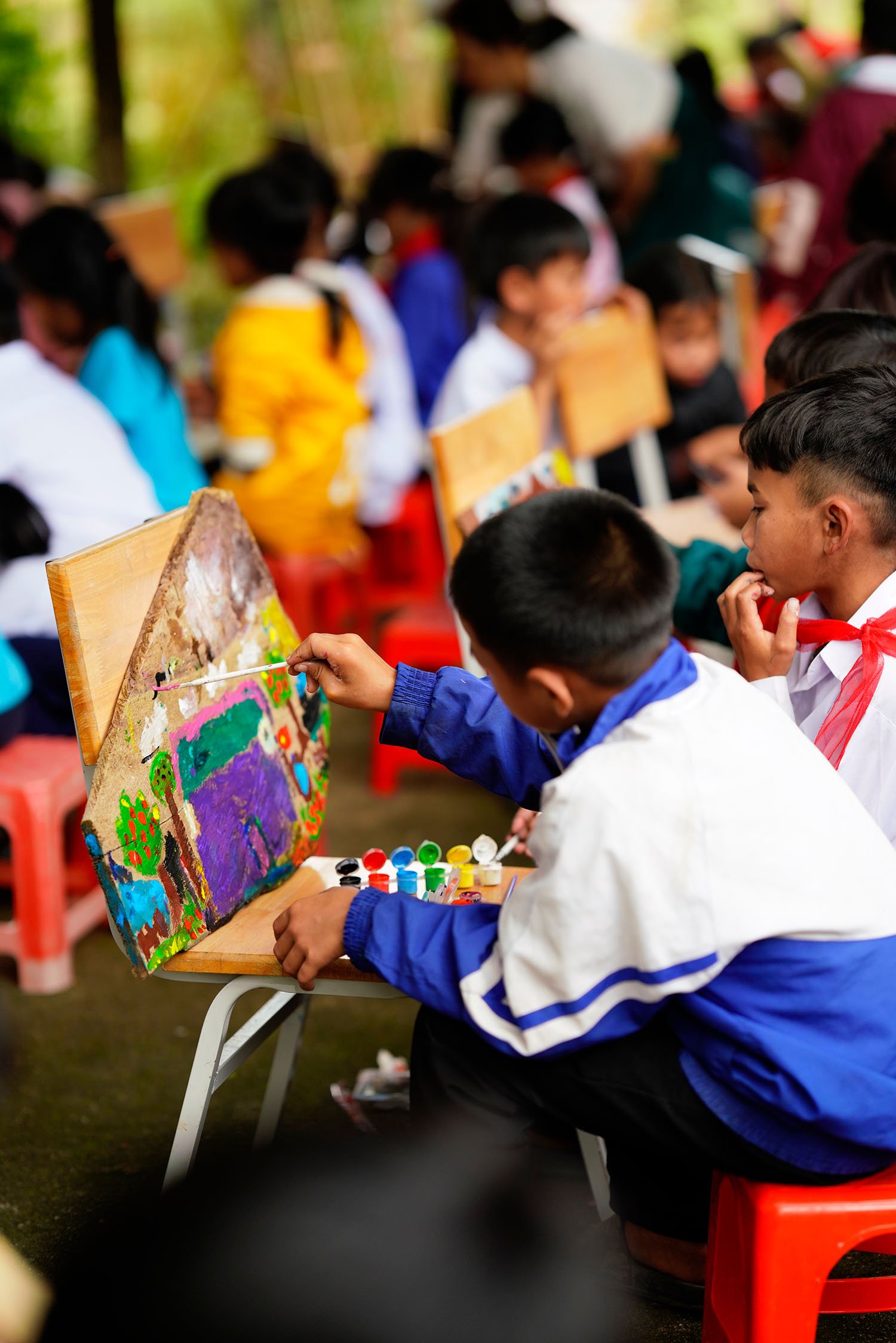 Chặng 2: Cuộc thi vẽ “Ước mơ của em” – Khi những ước mơ nhỏ được vẽ nên bằng sắc màu