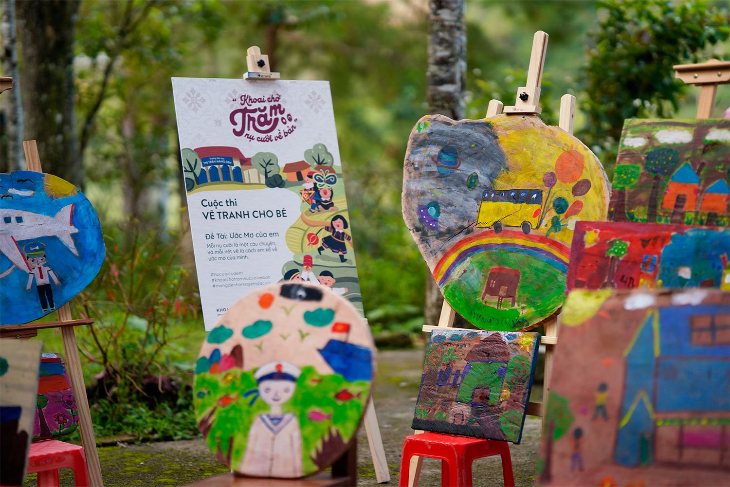 Chặng 2: Cuộc thi vẽ “Ước mơ của em” – Khi những ước mơ nhỏ được vẽ nên bằng sắc màu