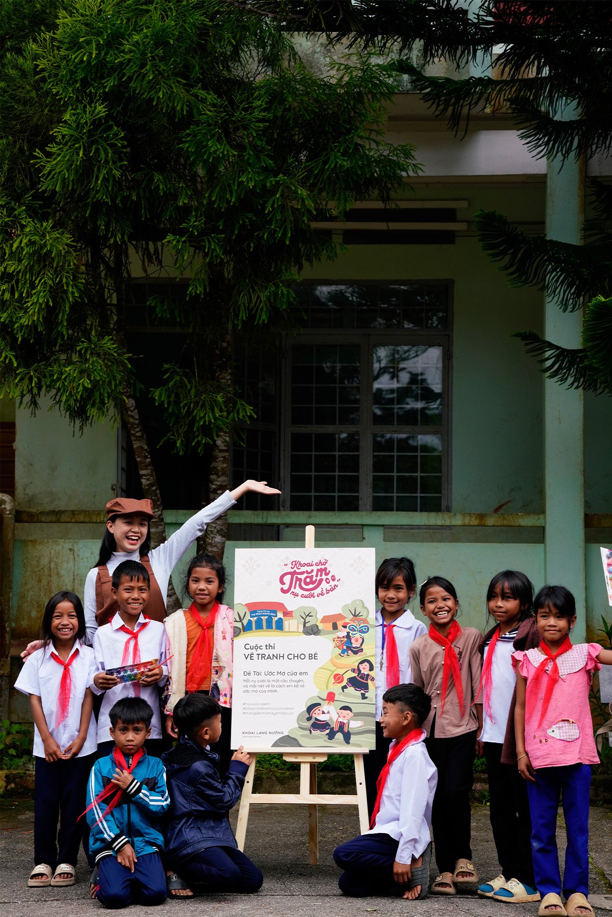 Chặng 2: Cuộc thi vẽ “Ước mơ của em” – Khi những ước mơ nhỏ được vẽ nên bằng sắc màu